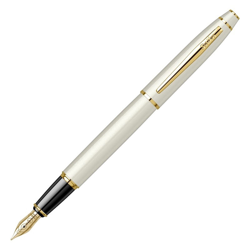 Scrikss Noble 35 Fountain Pen – Pearl White GT Medium