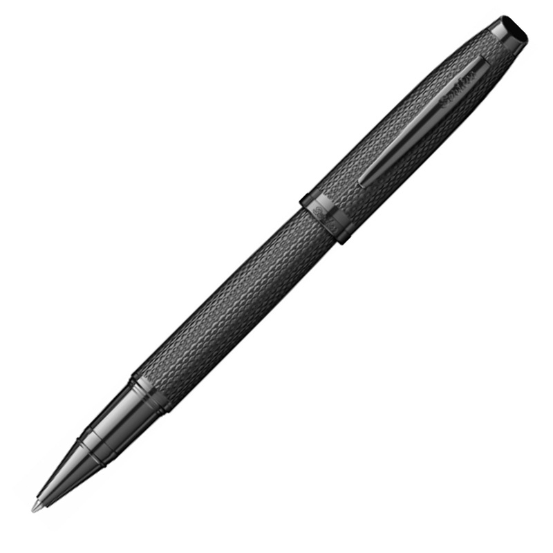 Scrikss Oscar 390 Roller Ball Pen – Matte Black PVD