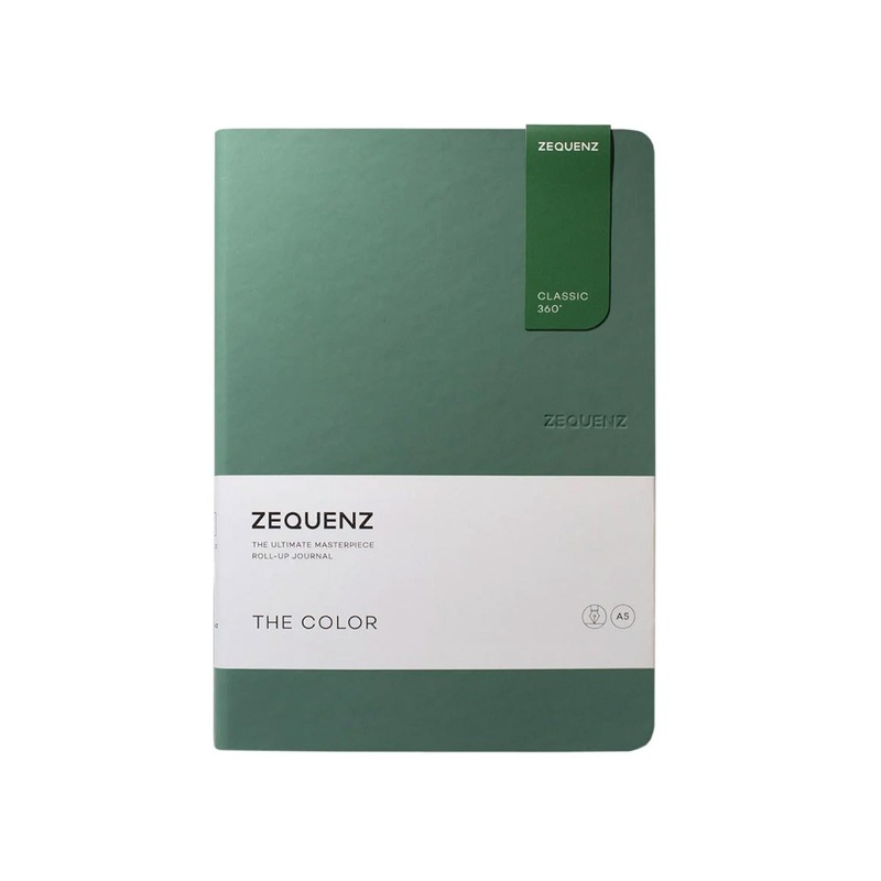 Zequenz Color Notebook, Jade – A5, Ruled
