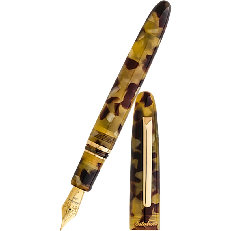 Esterbrook Estie Fountain Pen – Tortoise – Gold Trim Flex Extra-Fine
