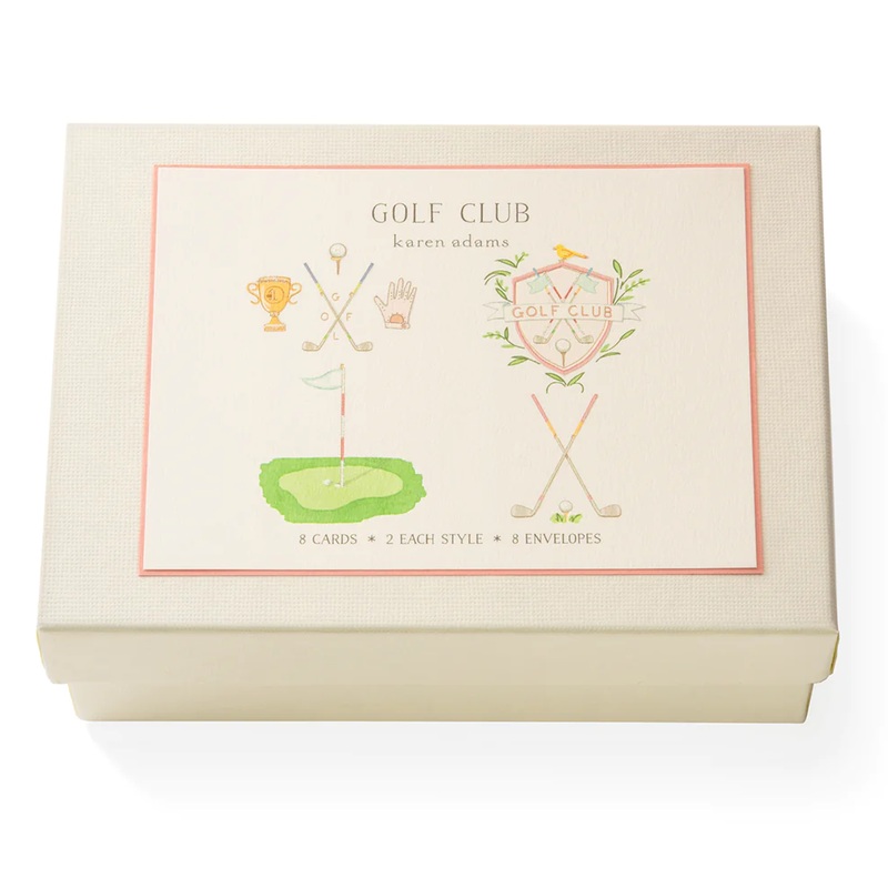 Karen Adams – Golf Club Notecard Box (x8)