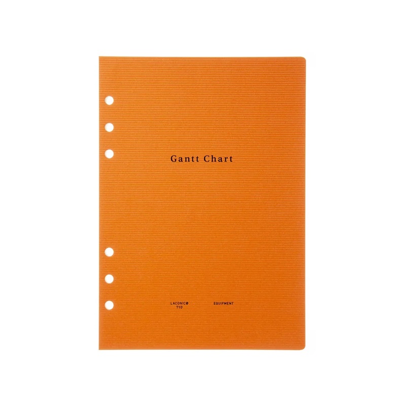 Laconic Style Notebook Refill – Gantt Chart