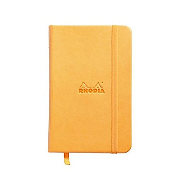 Rhodia Web Notebooks Orange Blank 3 1/2 in. x 5 1/2 in.