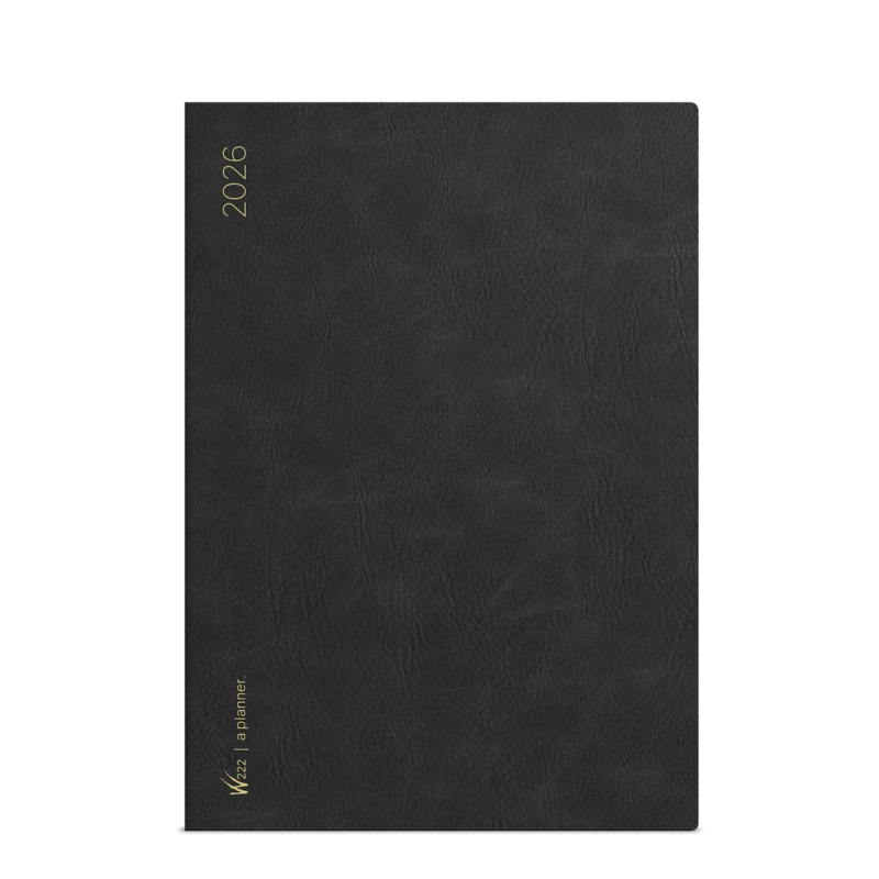 2026 A5 Weekly Planner | Core | Unstacked Weekends – Midnight Sky