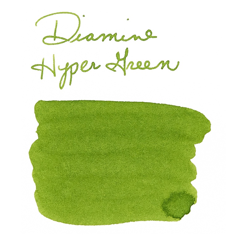 Diamine Forever Hyper Green – Ink Sample