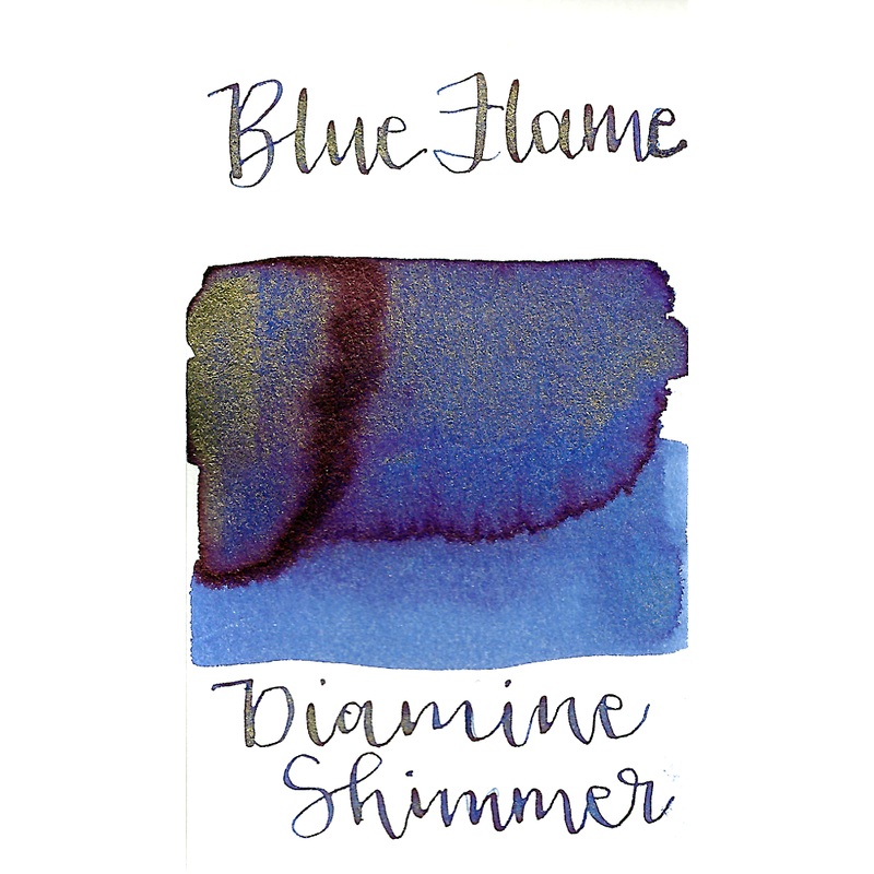 Diamine Shimmer-tastic Blue Flame 50ml Bottle