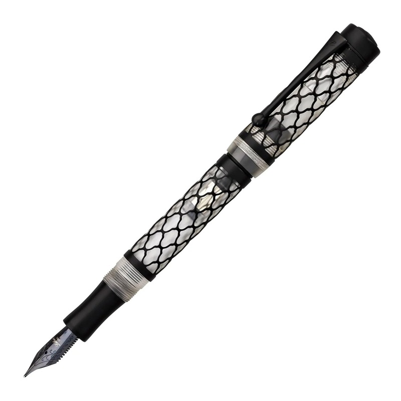 Laban Flora Fountain Pen – Black Extra Fine