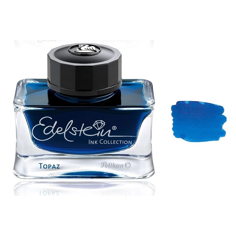 Pelikan Edelstein Fountain Pen Ink Bottle, 50ml, Topaz