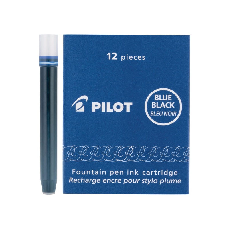 Pilot Ink Cartridges in Blue/Black – (Pack of 12)