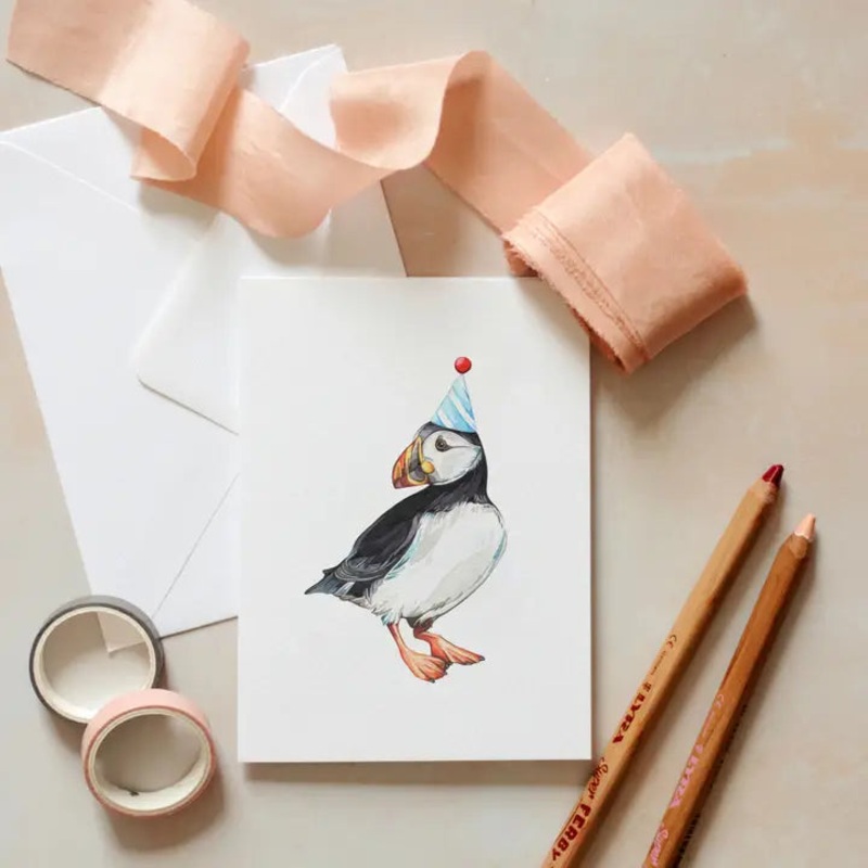 SB Greeting Card Puffin