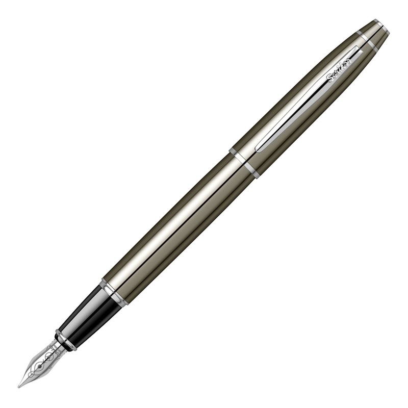 Scrikss Noble 35 Fountain Pen – Titanium CT Medium