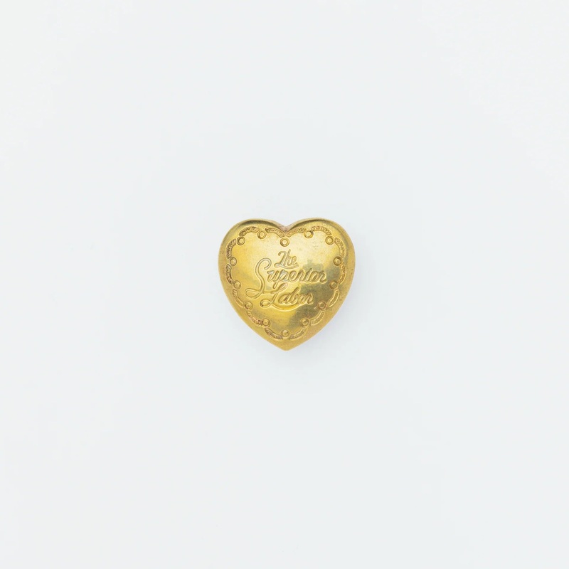 The Superior Labor Brass Heart Pin – D