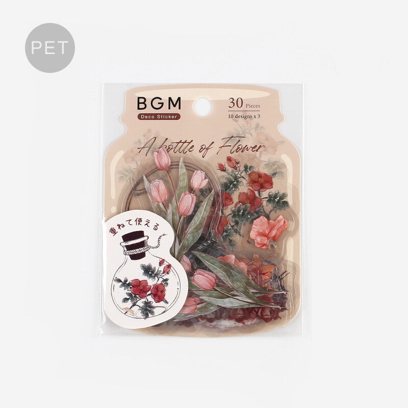 BGM – Deco Sticker – The Flowers Bloom Crimson