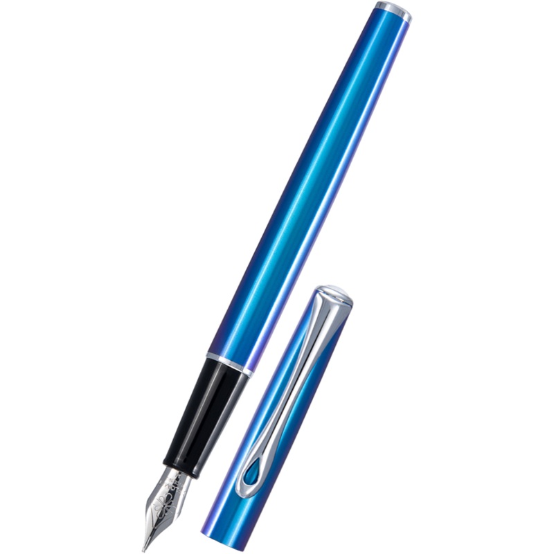 Diplomat Traveller Fountain Pen – Funky Blue Fine
