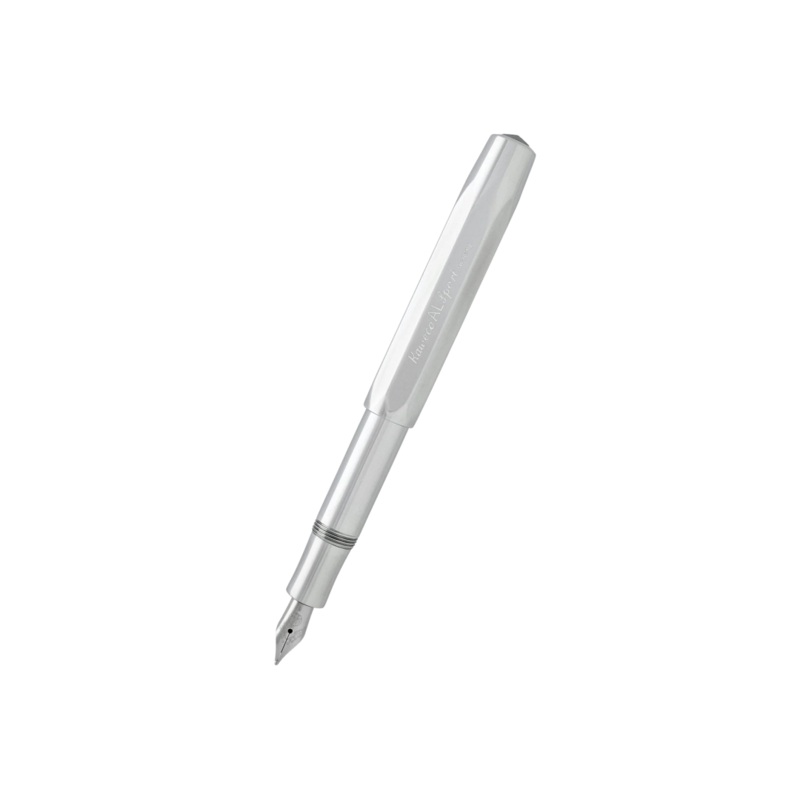 Kaweco AL Sport Fountain Pen – Raw Aluminium M