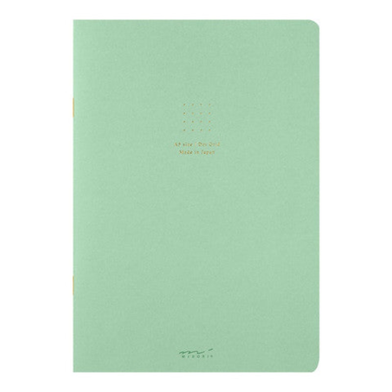 Midori Soft Color A5 Dotted Notebook – Green