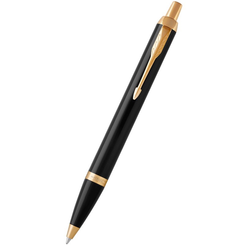 Parker IM Black Gold Trim Ballpoint Pen