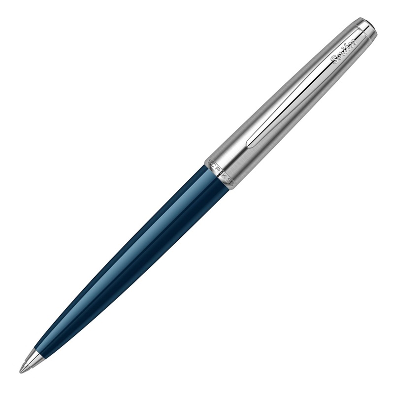 Scrikss Metropolis 78 Ball Pen – Navy Chrome CT