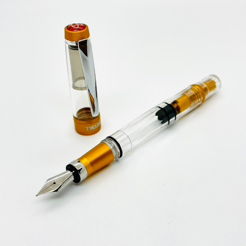 TWSBI Diamond 580ALR Sunset Yellow Fountain Pen Extra Fine