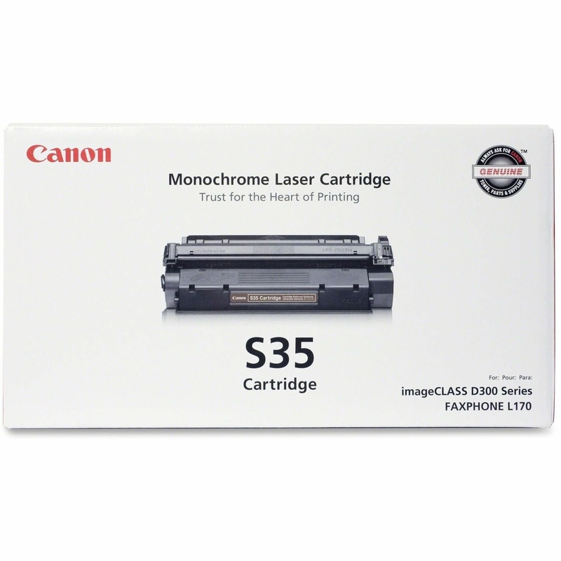 Canon S35 Original Laser Toner Cartridge – Black – 1 Each – 3500 Pages