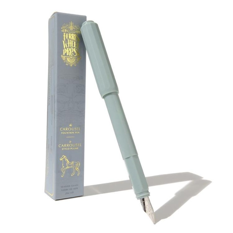 Carousel Fountain Pen – Seaside Glass (Fine)
