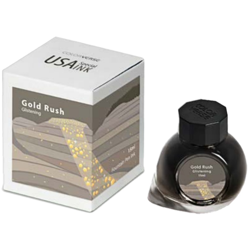 Colorverse USA Special Ink Bottle – Gold Rush Glistening (South Dakota) – 15 ml
