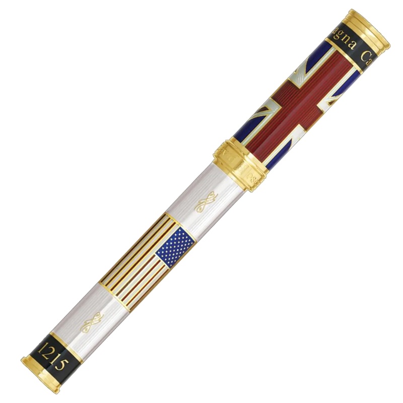 David Oscarson Magna Carta White Pen Fountain Pen Fine
