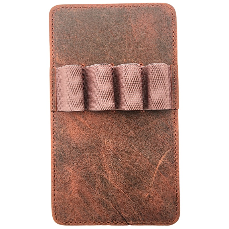 Galen Leather Co. Replacement Leather 4 Slot Pen Insert – Crazy Horse Orange