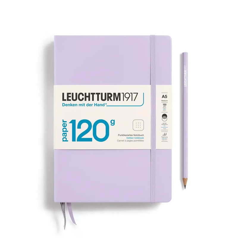 Leuchtturm A5 Medium Dotted Notebook – Lilac