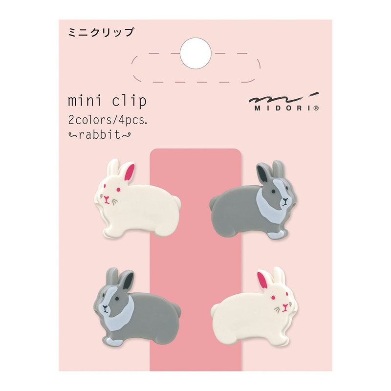 Midori Mini Clip Rabbit