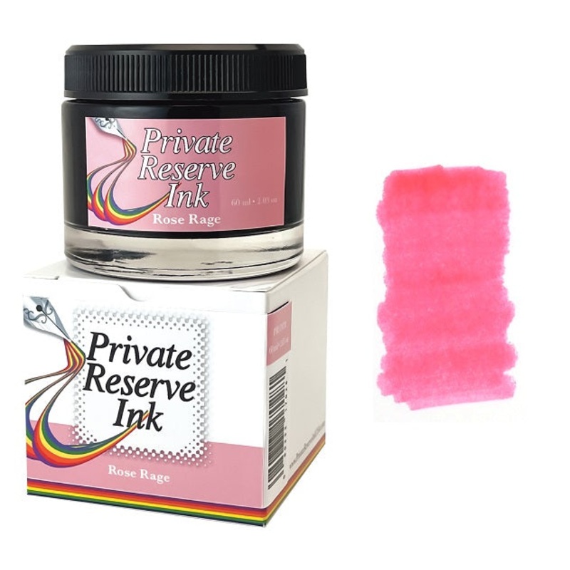 Private Reserve Fountain Pen Ink Bottle, 60ml, Rose Rage