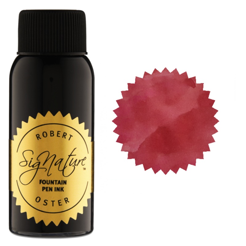 Robert Oster Fountain Pen Ink Bottle, 50ml, Lipstick Red