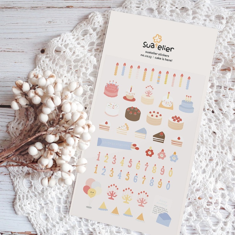 Suatelier Daily Deco Sticker – Cake Is Here! Sticker