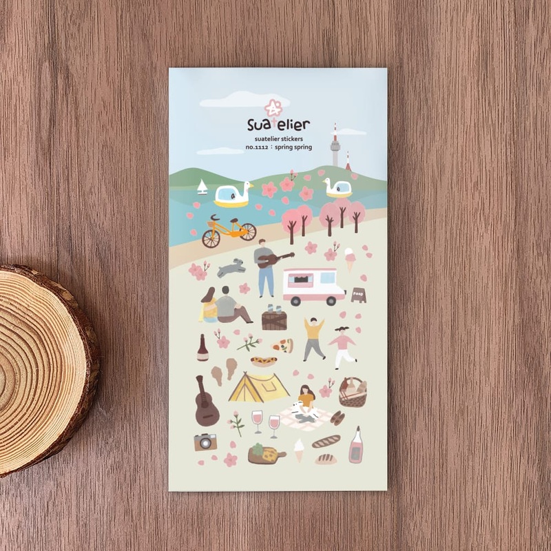 Suatelier Daily Deco Stickers – Spring Spring Sticker