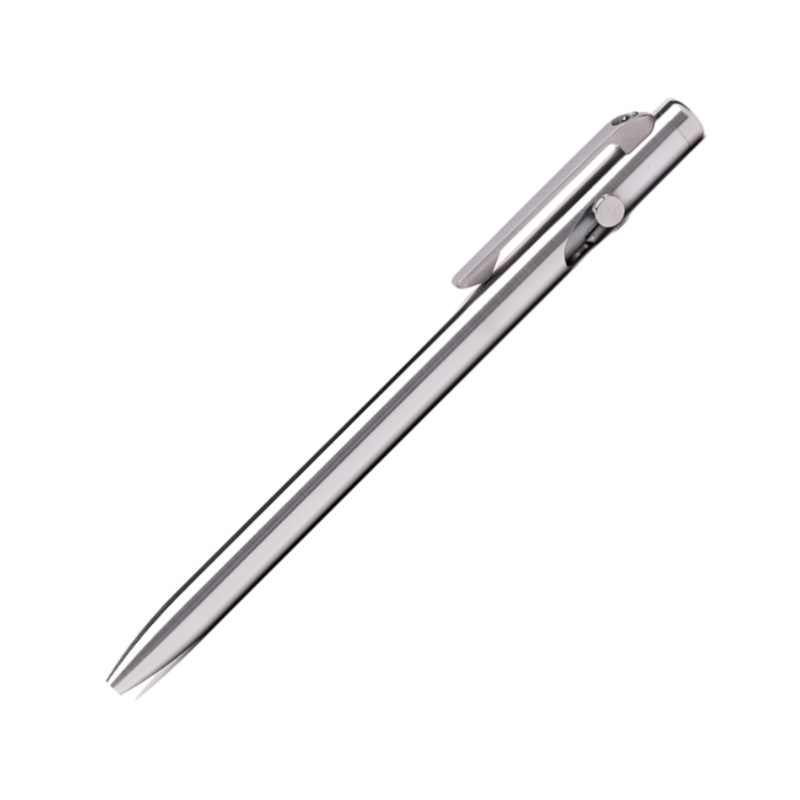 Tactile Turn Standard Slim Bolt Action Pen – Titanium
