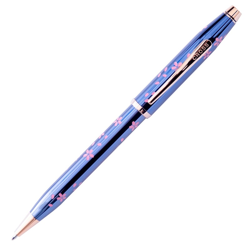 Cross Century II Ballpoint Pen, Cherry Blossom Blue