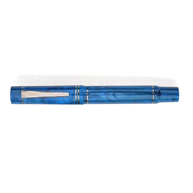Gioia Alleria Grotta Azzurra Fountain Pen Ruthenium Trim