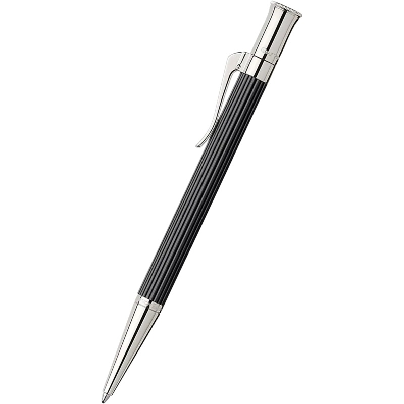 Graf Von Faber-Castell Classic Ebony Ballpoint with Platinum Trim