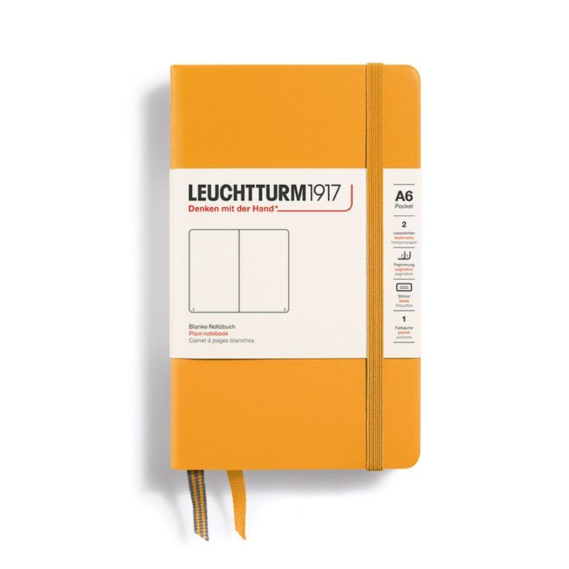 Leuchtturm1917 A6 Pocket Hardcover Plain Notebook – Rising Sun