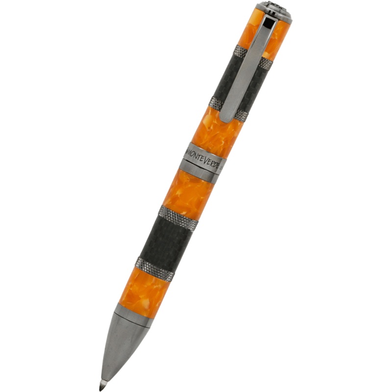 Monteverde Regatta Sport Ballpoint Pen – Orange/Carbon Fiber