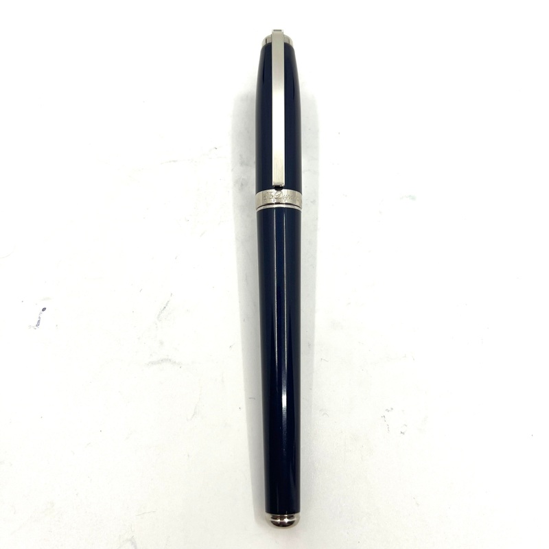 S.T. Dupont Fidelio Fountain Pen – Solid Blue Lacquer