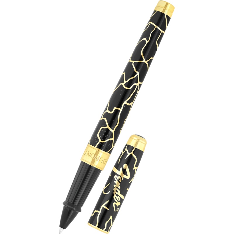 S T Dupont Line D Rollerball – Eternity Fender Black & Golden Large