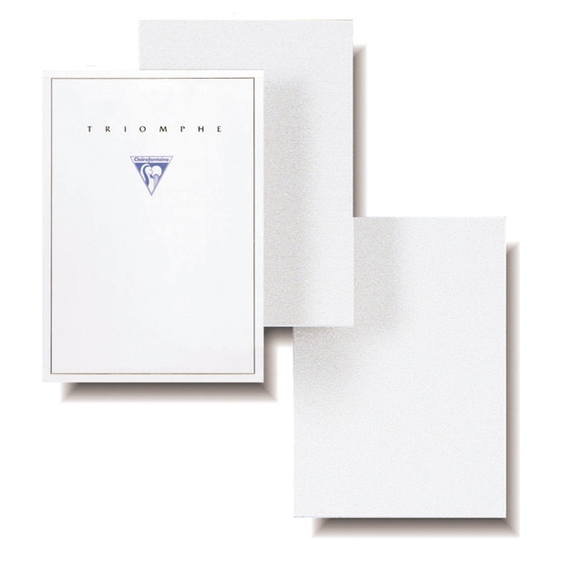 Clairefontaine Triomphe Small A5 Stationery Tablet (50 Sheets) – Blank