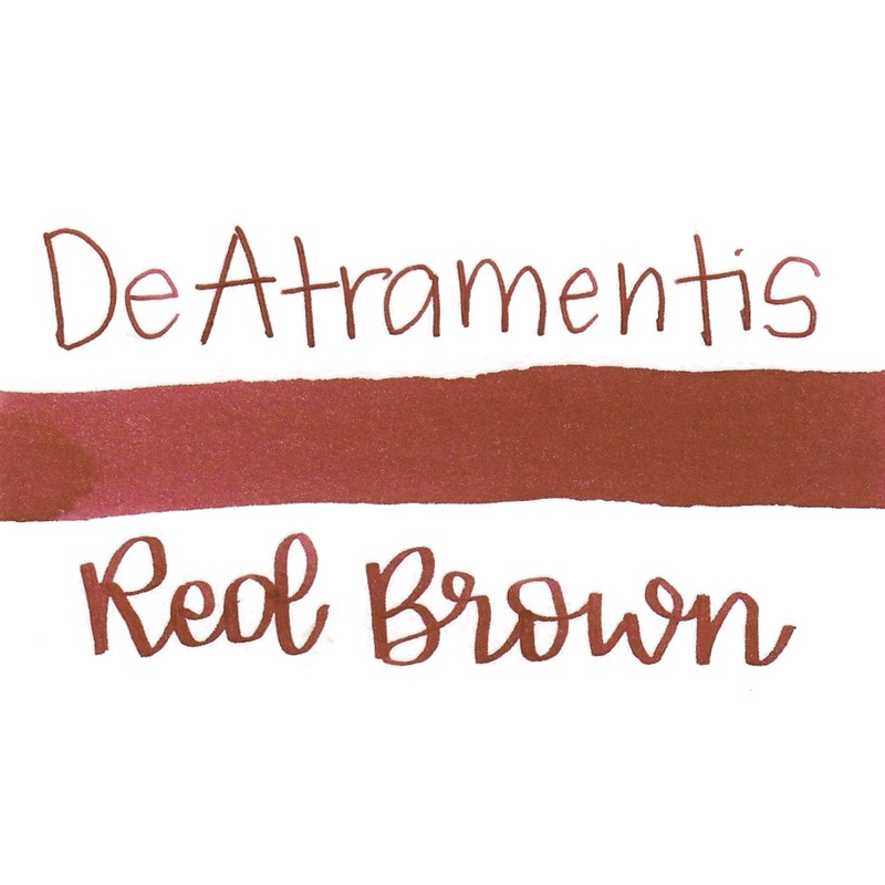 De Atramentis Standard Red Brown 45ml Bottle