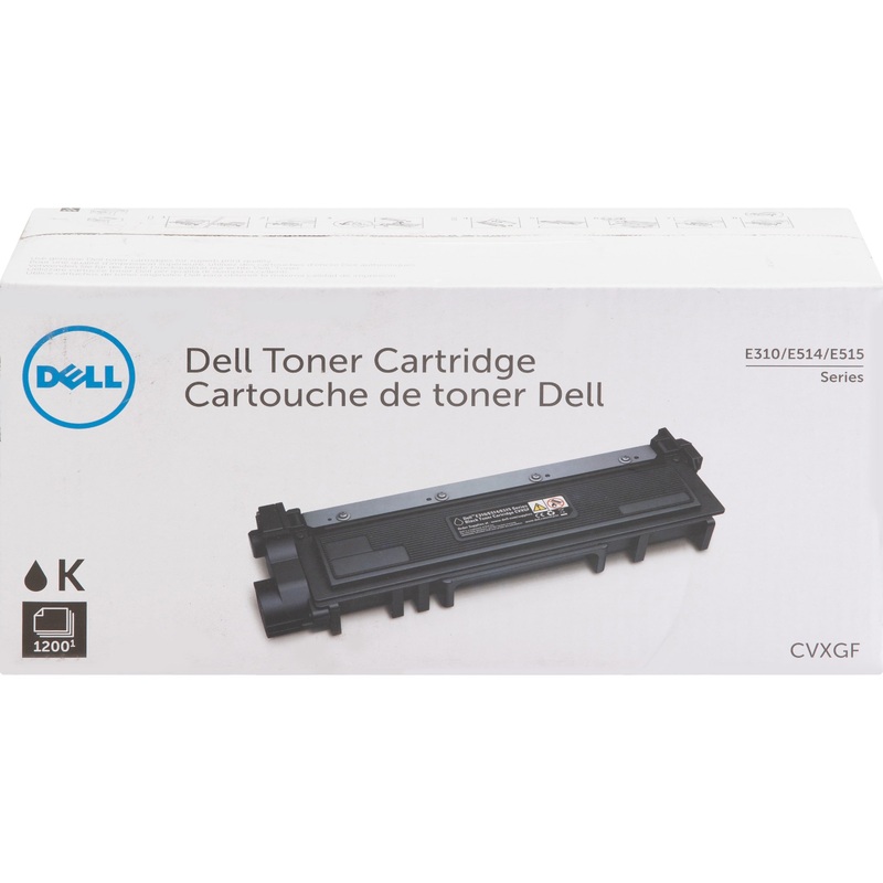 Dell Original Standard Yield Laser Toner Cartridge – Black – 1 Each – 1200 Pages Black