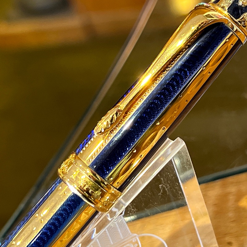 Michel Perchin Blue & Gold – Rollerball