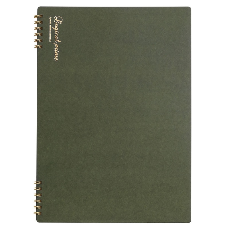 Nakabayashi Logical Prime W-Ring Binding A4 Notebook – 7mm Ruled