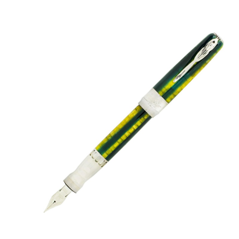 Pineider Arco Bysantium Lemongrass Fountain Pen Extra Fine