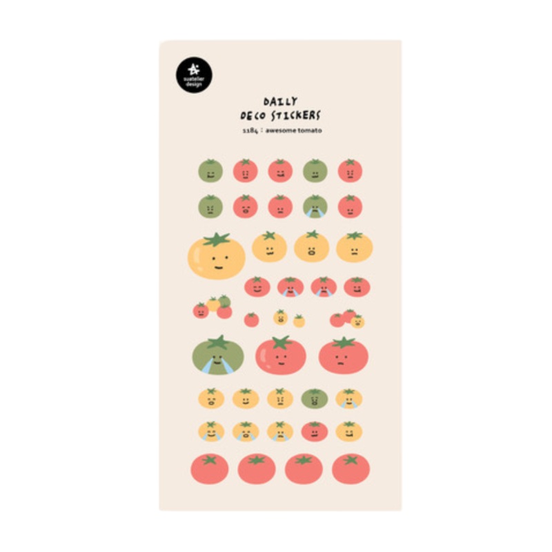 Suatelier Daily Deco Sticker – Awesome Tomato