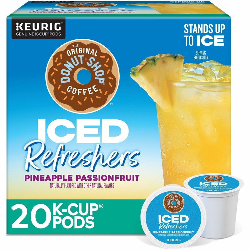 The Original Donut Shop Iced Refreshers – Pineapple Passionfruit – 20/Box – 4 / Carton